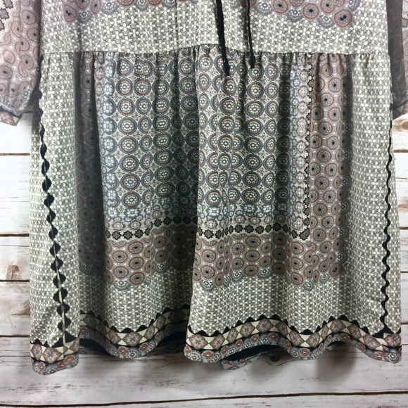 Anthropologie Allison NY Tiled Drop Waist Dress - Picture 5 of 7